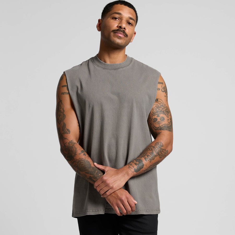 Men's Heavy Faded Tank | Arena Custom Blanks