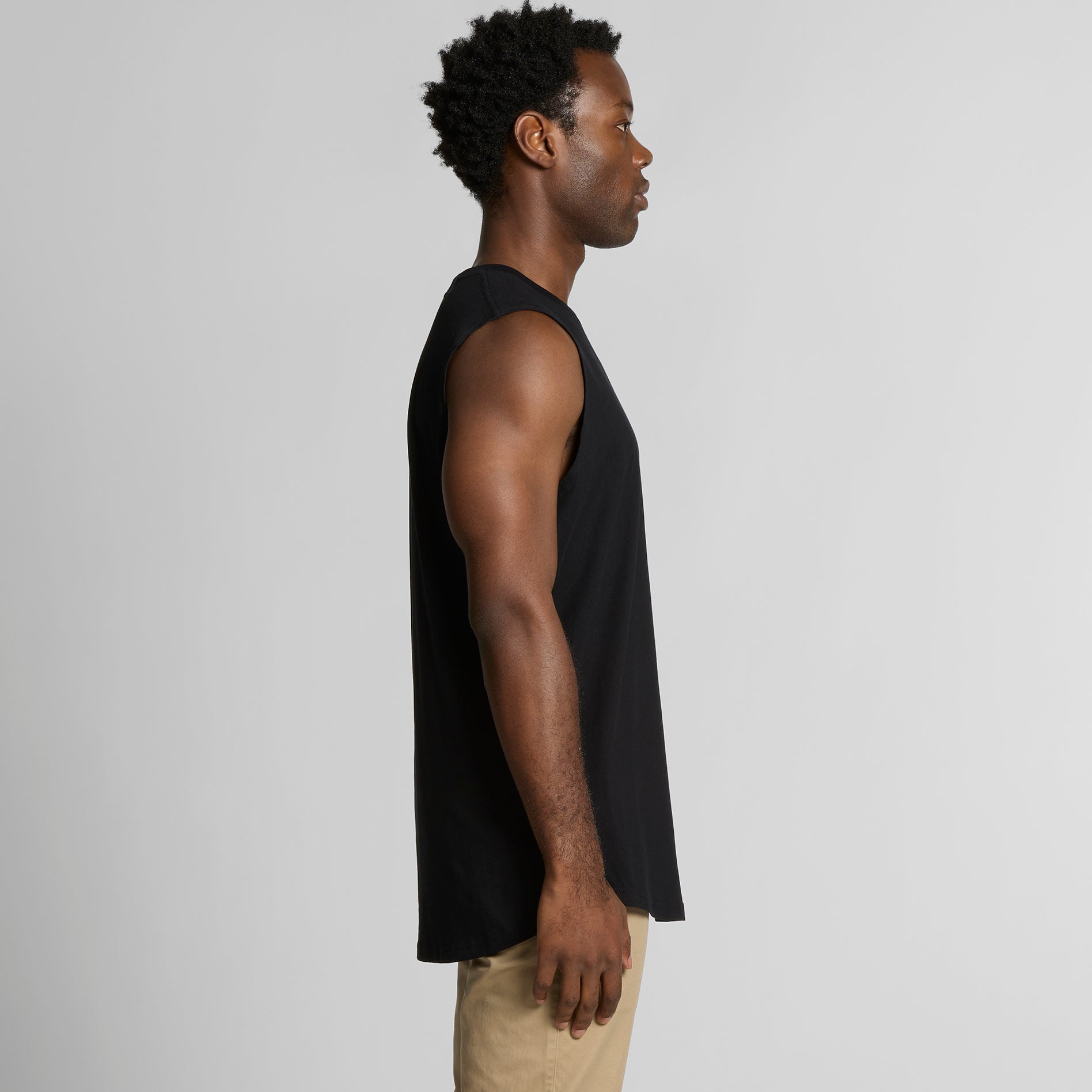 Men's Staple Curve Tank |Arena Custom Blanks