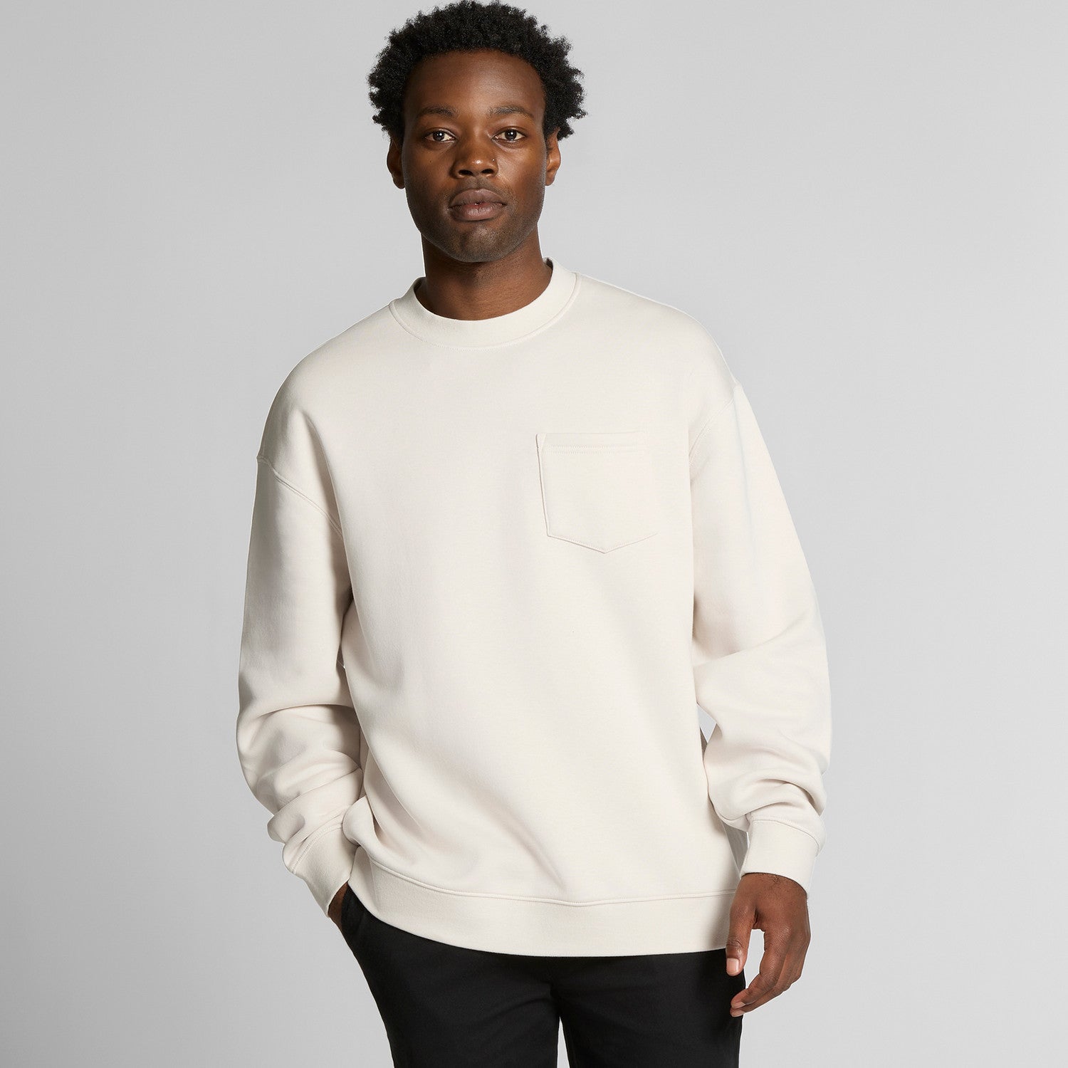 Men's Relaxed Pocket Crew | Arena  Custom Blanks