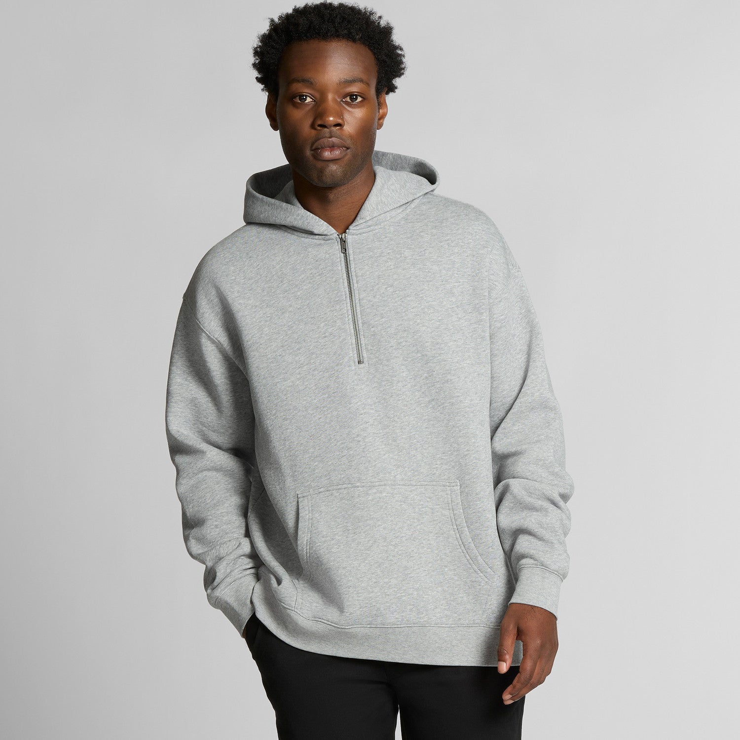 Men's Relaxed Half Zip Hoodie | Arena  Custom Blanks