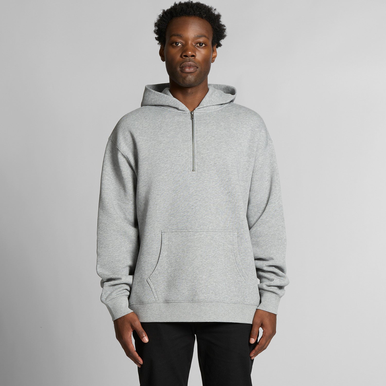 Men's Relaxed Half Zip Hoodie | Arena  Custom Blanks