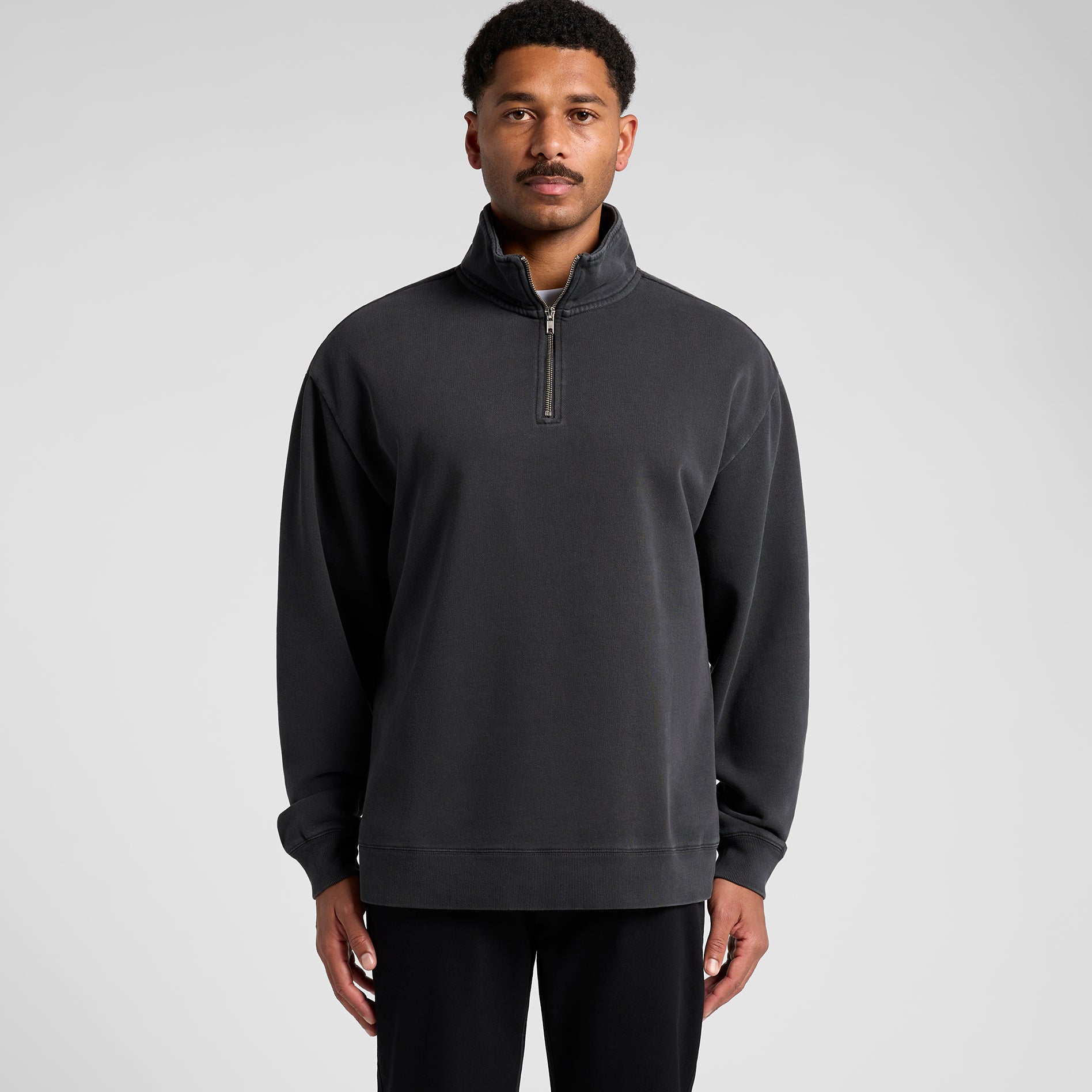 Men's Relax Faded Half Zip | Arena Custom Blanks