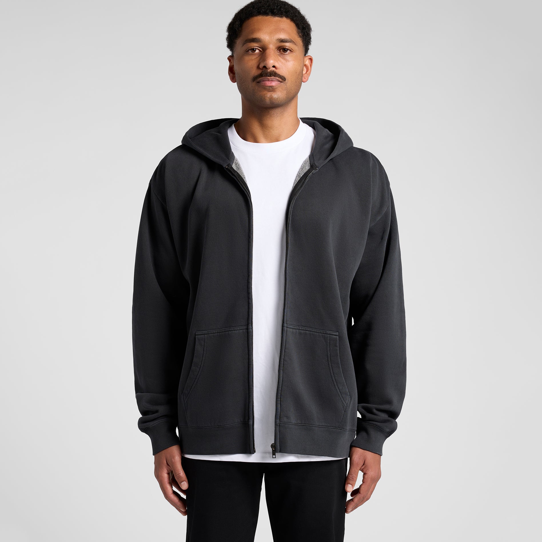 Men's Relax Faded Zip Hood | Arena Custom Blanks