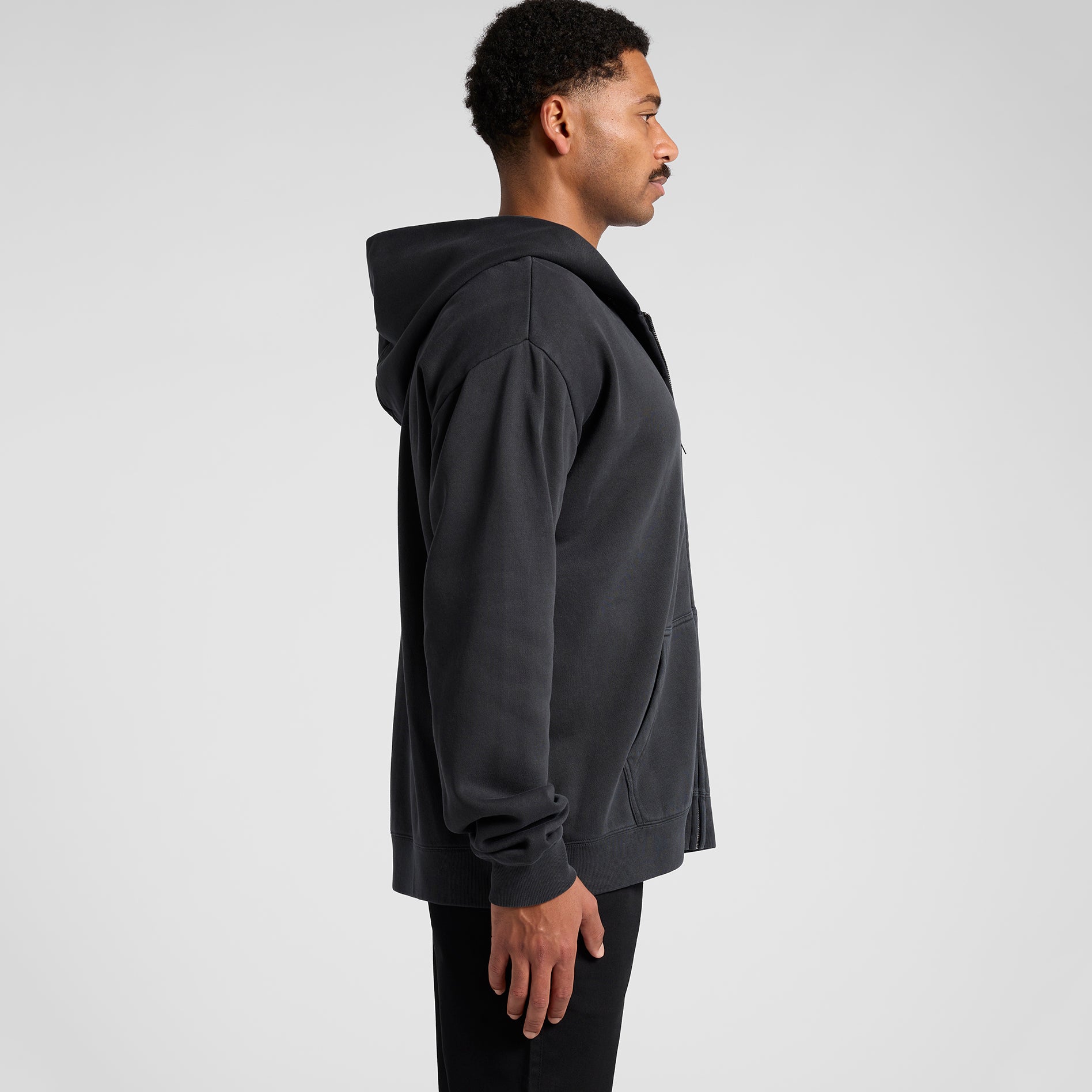 Men's Relax Faded Zip Hood | Arena Custom Blanks