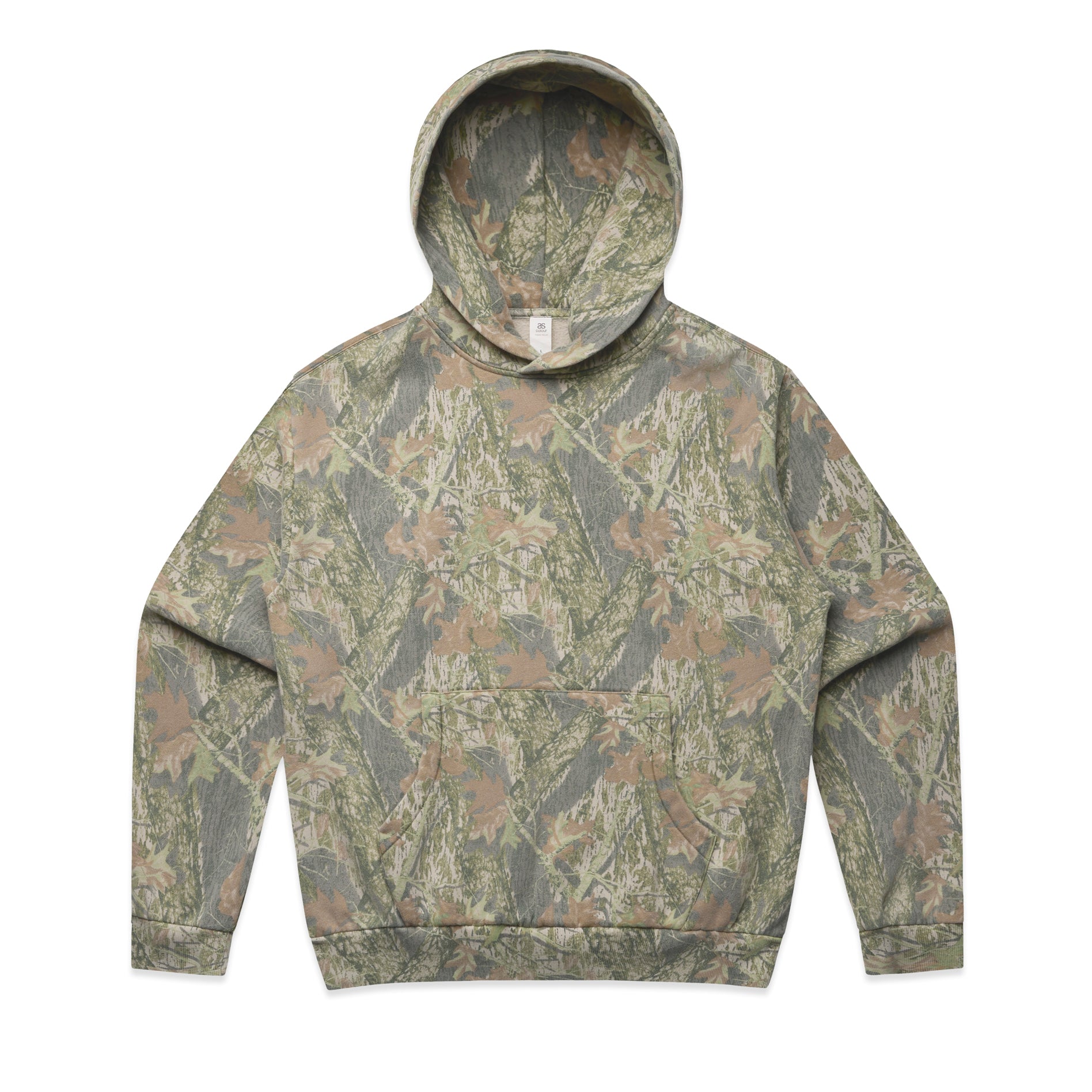 Men's Box Faded Camo Hood | Arena Custom Blank