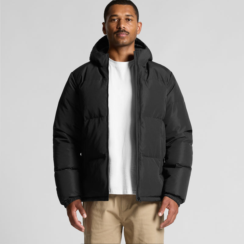 Men's Hooded Puffer Jacket | Arena Custom Blanks