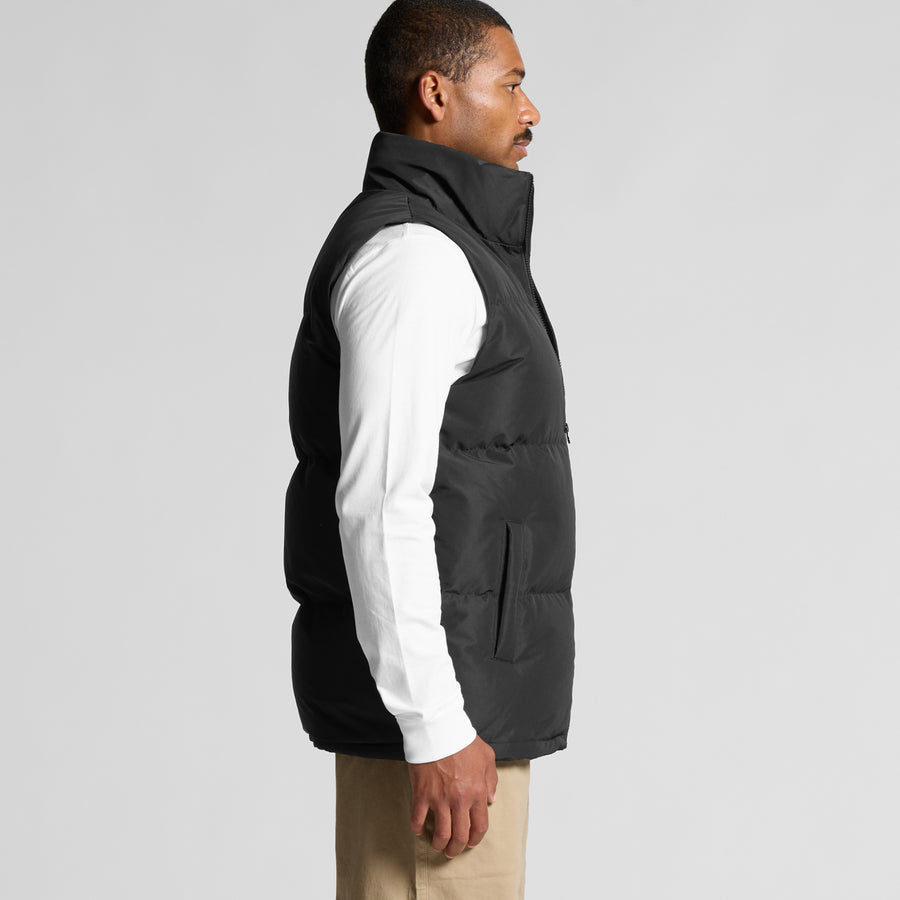Puffer Vest | Arena Custom Blanks - Arena Prints - $25 - $50, Black, Custom Blanks, embroidery, heat pressing, jacket, Jackets, Men - 