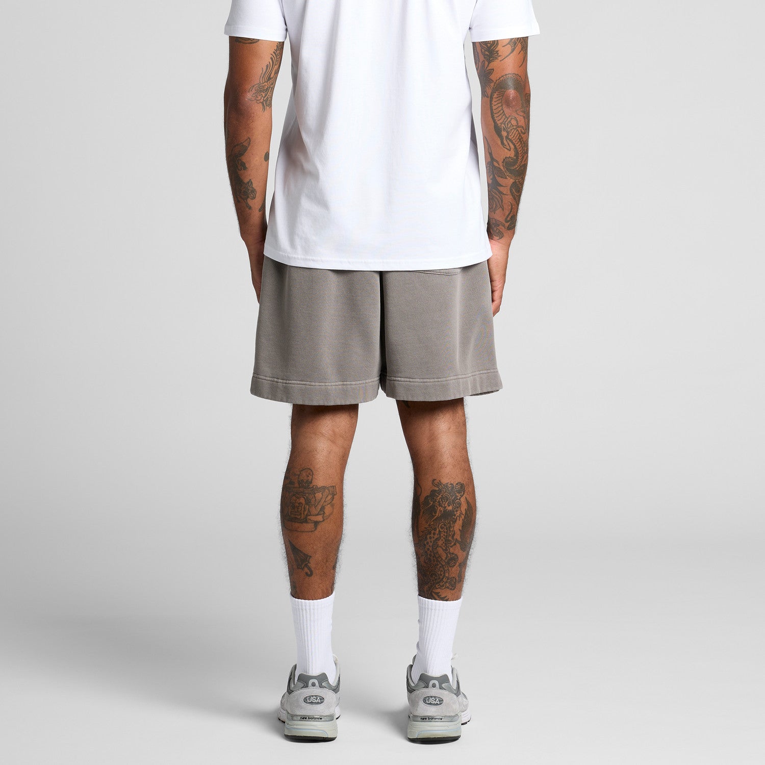 Men's Relax Faded Track Shorts 18