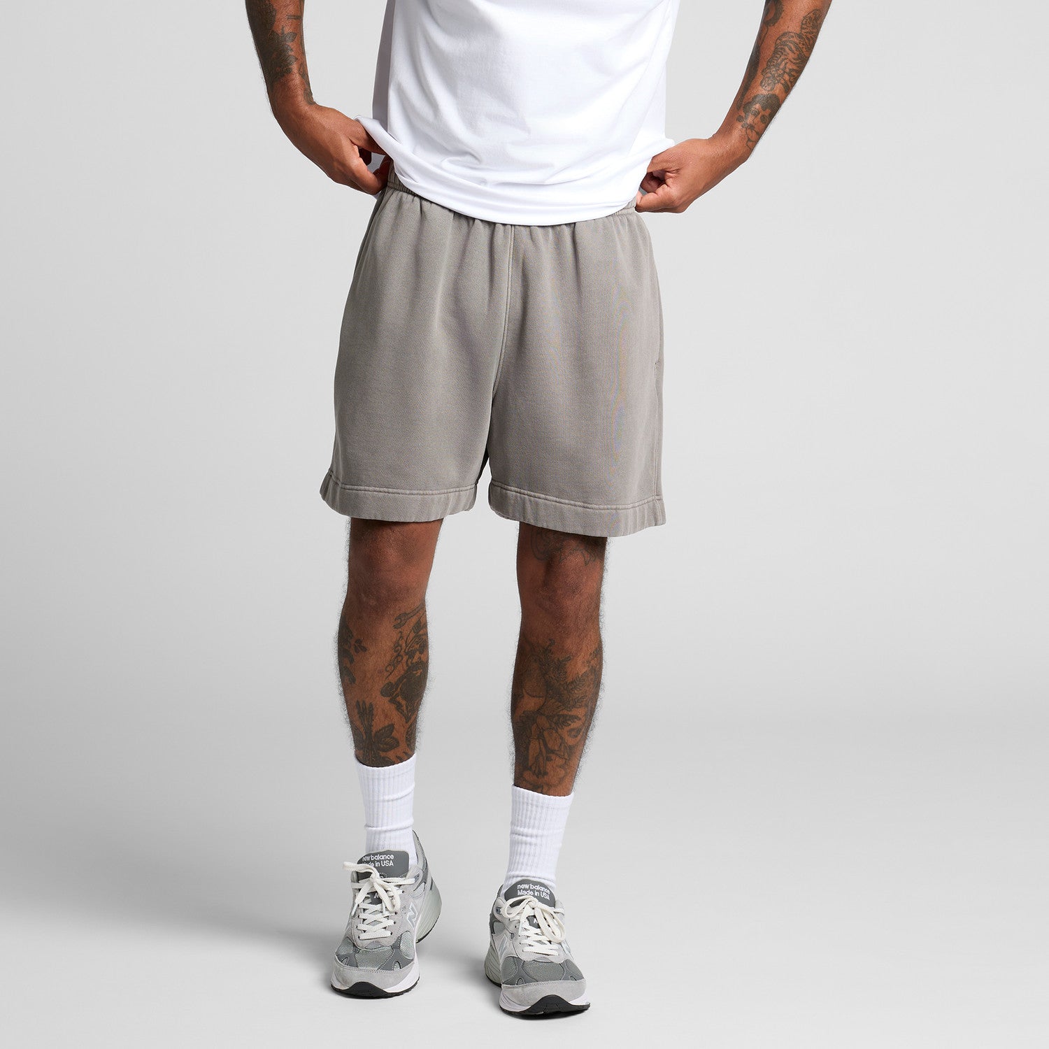 Men's Relax Faded Track Shorts 18