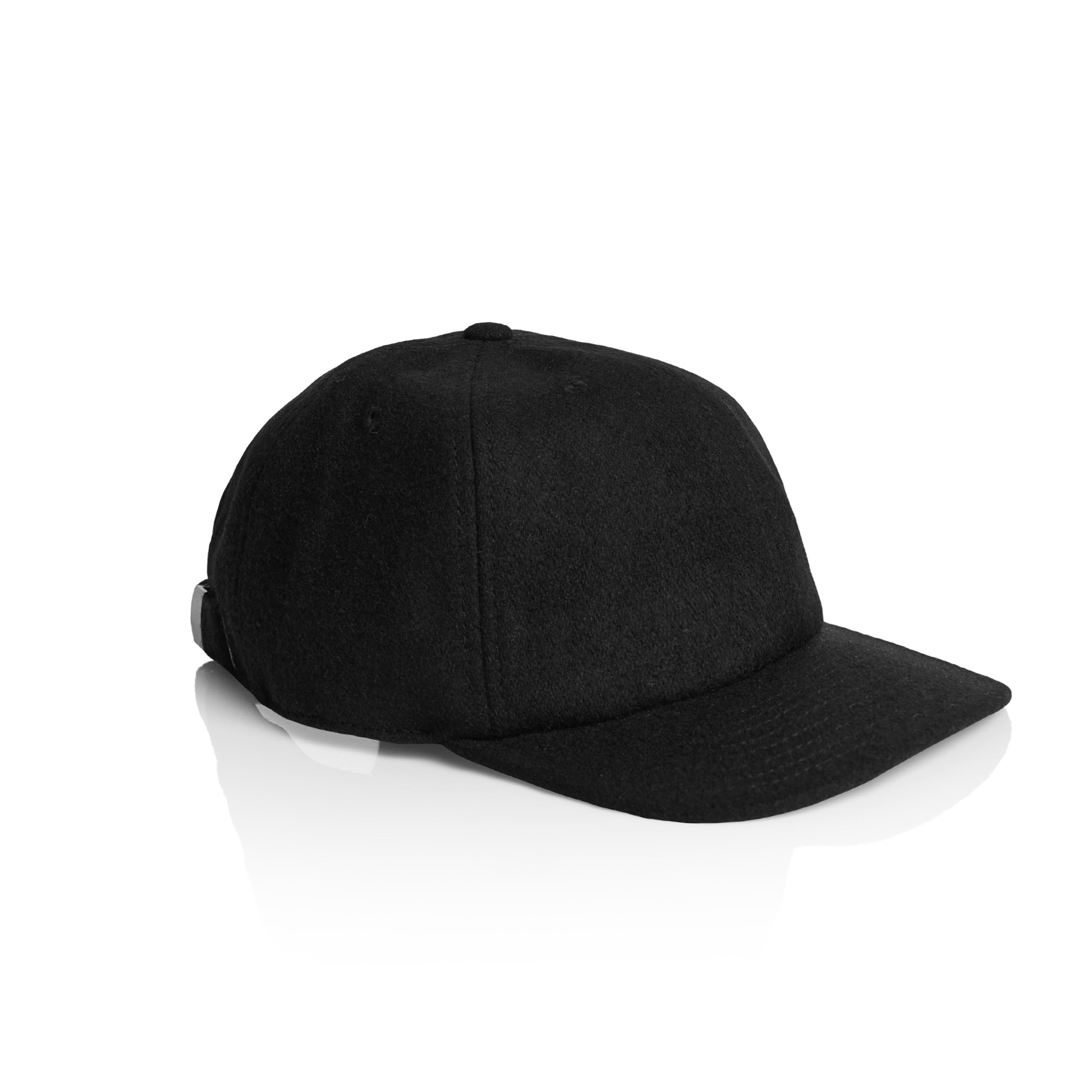 Classic Wool Cap | Arena Custom Blanks - Arena Prints - Side - Black