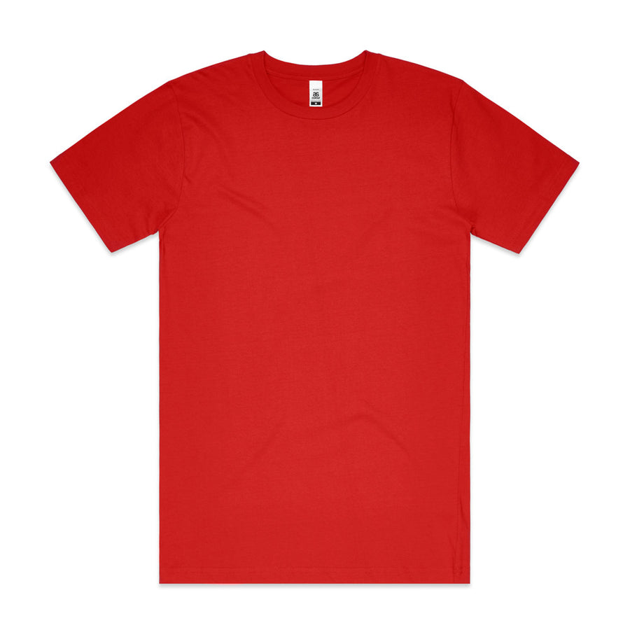 Block Tee| Arena Custom Blanks - Arena Prints - Front - Red