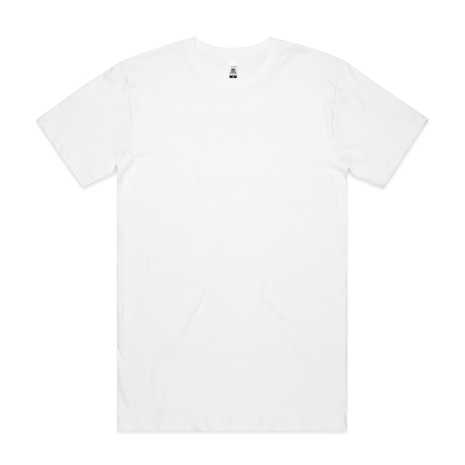 Block Tee| Arena Custom Blanks - Arena Prints - Front - White