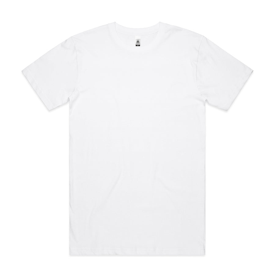 Block Tee| Arena Custom Blanks - Arena Prints - Front - White