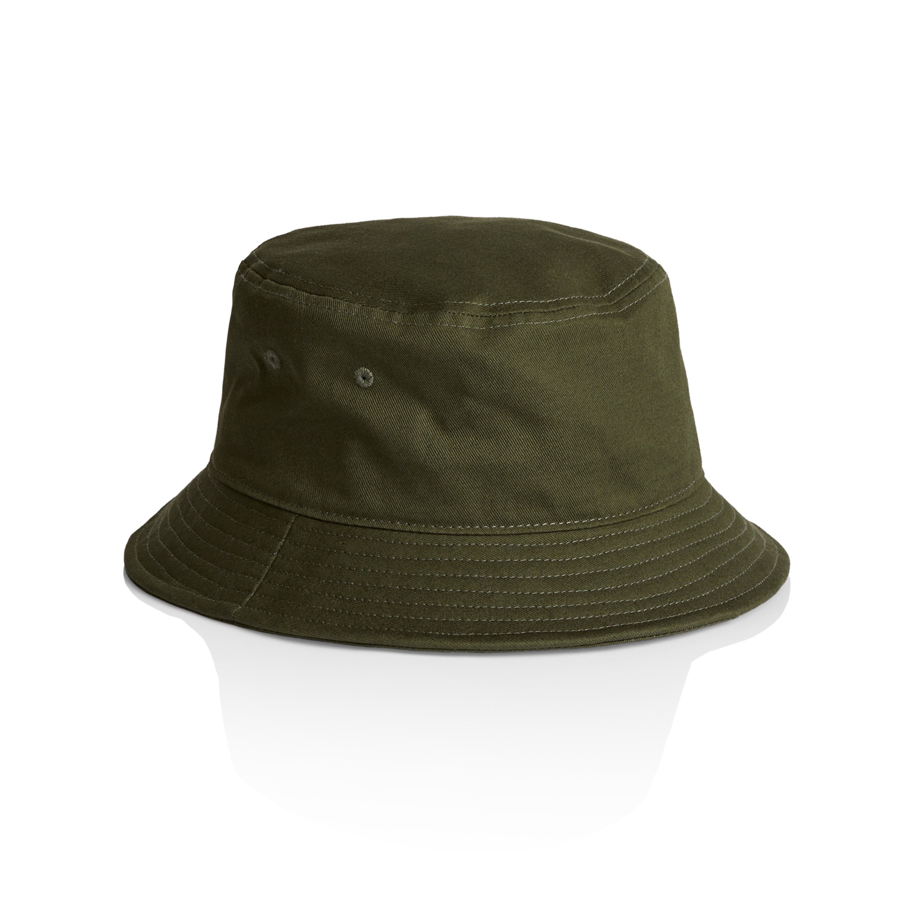 Bucket Hat | Arena Custom Blanks - Arena Prints - Front -Army -Green