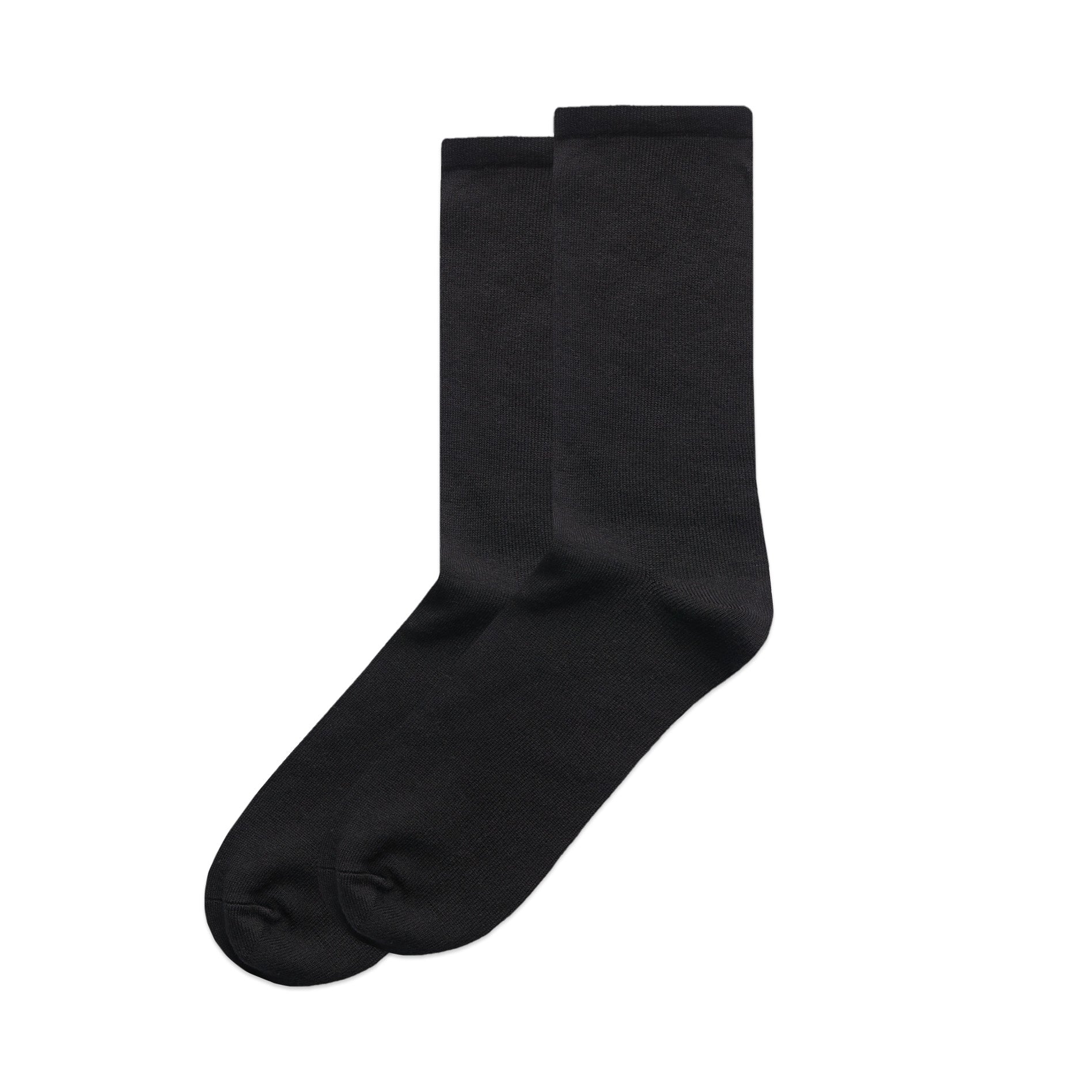 Business Socks (2 Pairs) | Arena Custom Blanks - Arena Prints - Side - Black