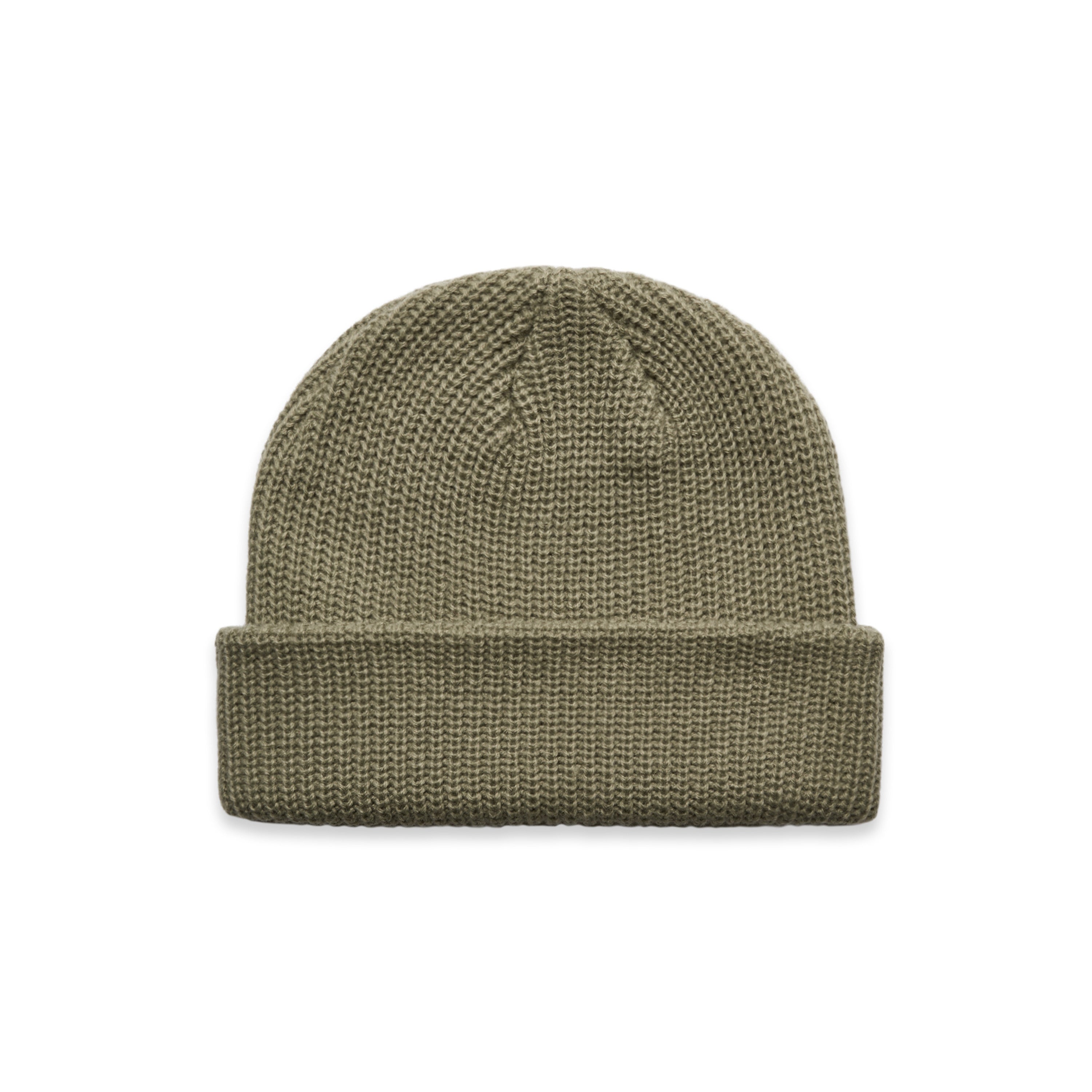 Cable Beanie | Arena Custom Blanks - Arena Prints - Front - Eucalyptus - Green