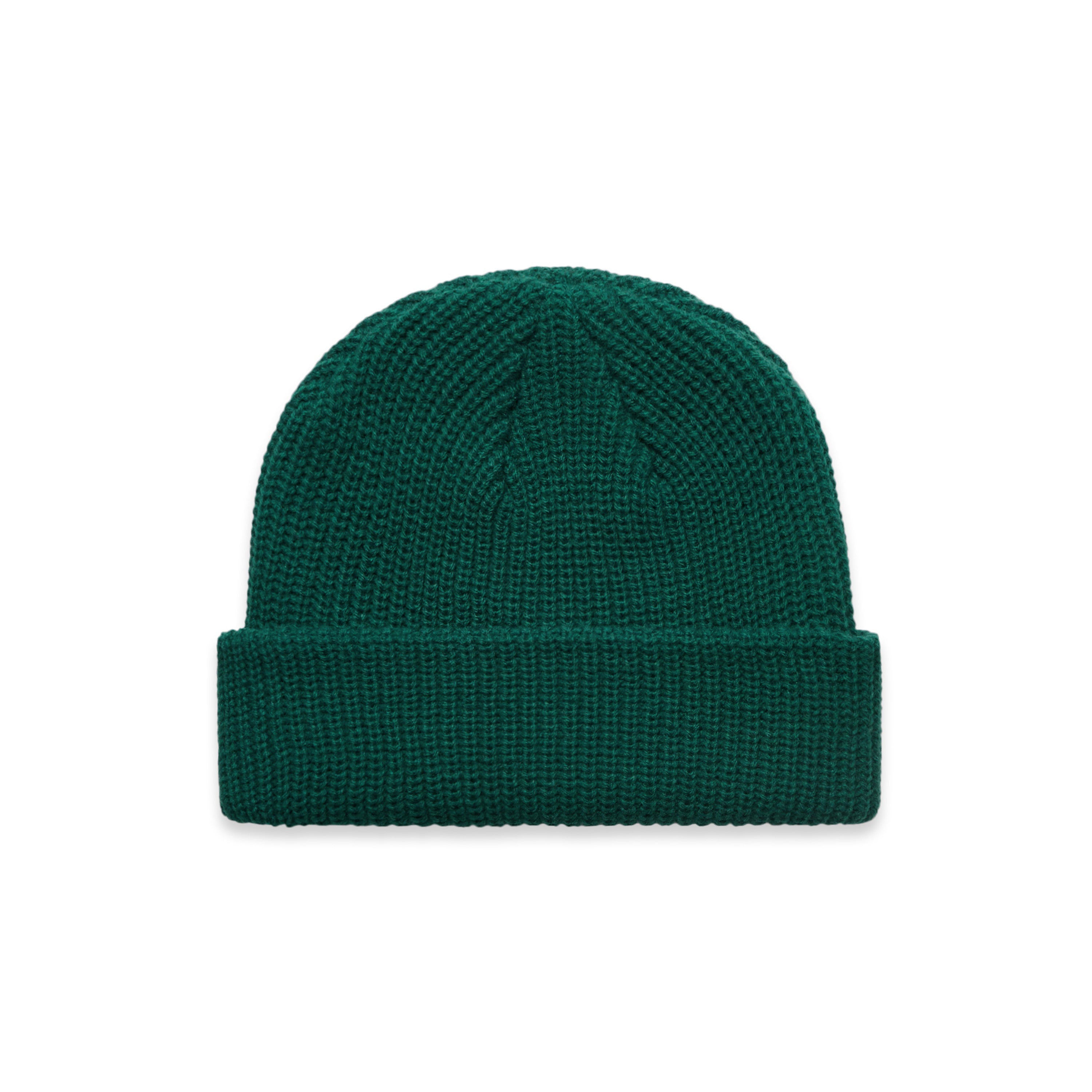 Cable Beanie | Arena Custom Blanks - Arena Prints - Front - Jade - Green