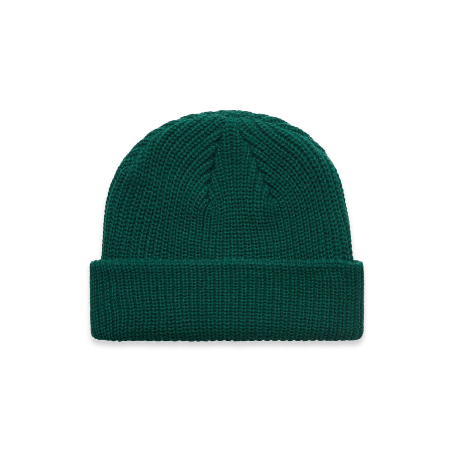 Cable Beanie | Arena Custom Blanks - Arena Prints - Front - Jade - Green