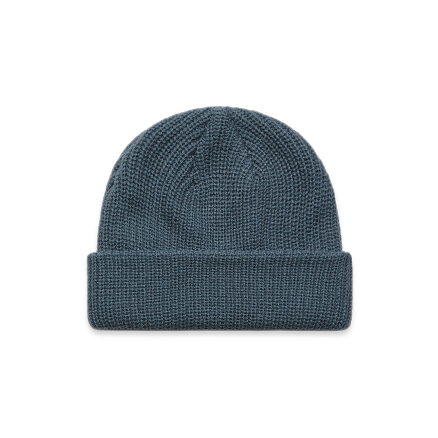Cable Beanie | Arena Custom Blanks - Arena Prints - Front - Petrol Blue - Blue