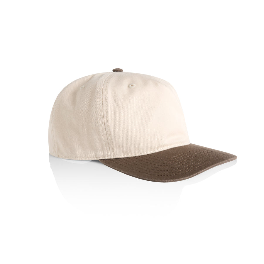 Class Two-Tone Cap | Arena Custom Blanks - Arena Prints - Side - Natural - Walnut