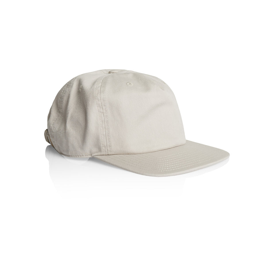 Classic Five Panel Cap | Arena Custom Blanks - Arena Prints -Side - Bone - Cream