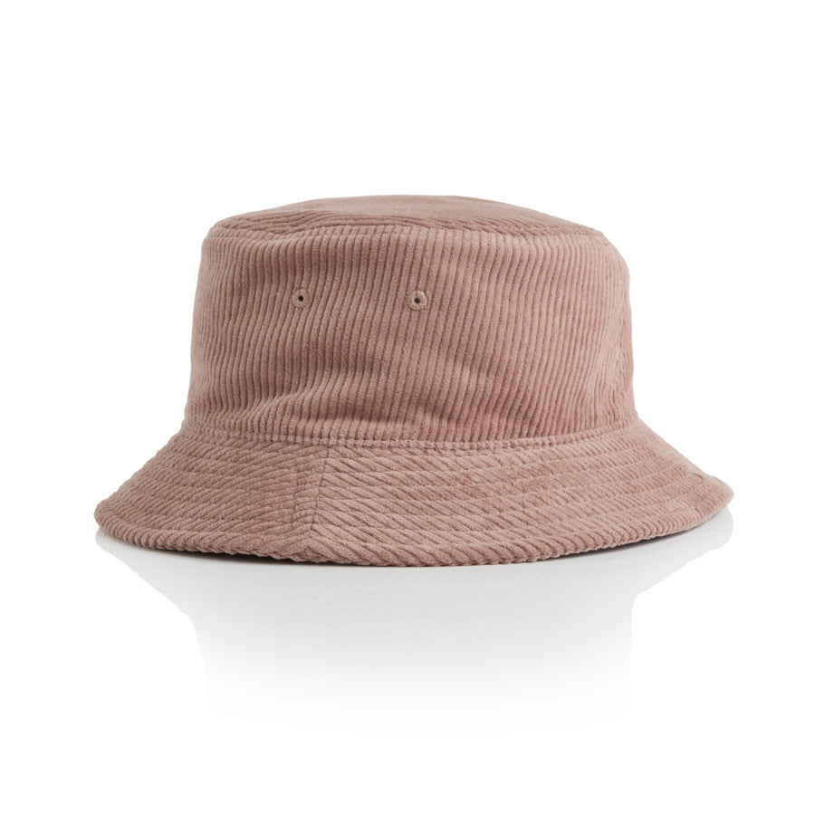 Cord Bucket Hat |  Arena custom Blanks - Arena Prints - Front - Hazy Pink - Pink 
