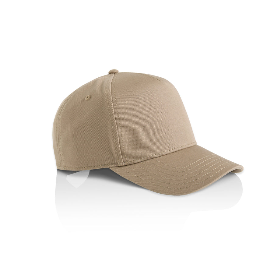 Frame Cap |  Arena Custom Blanks - Arena Prints - Front - Khaki - Tan 