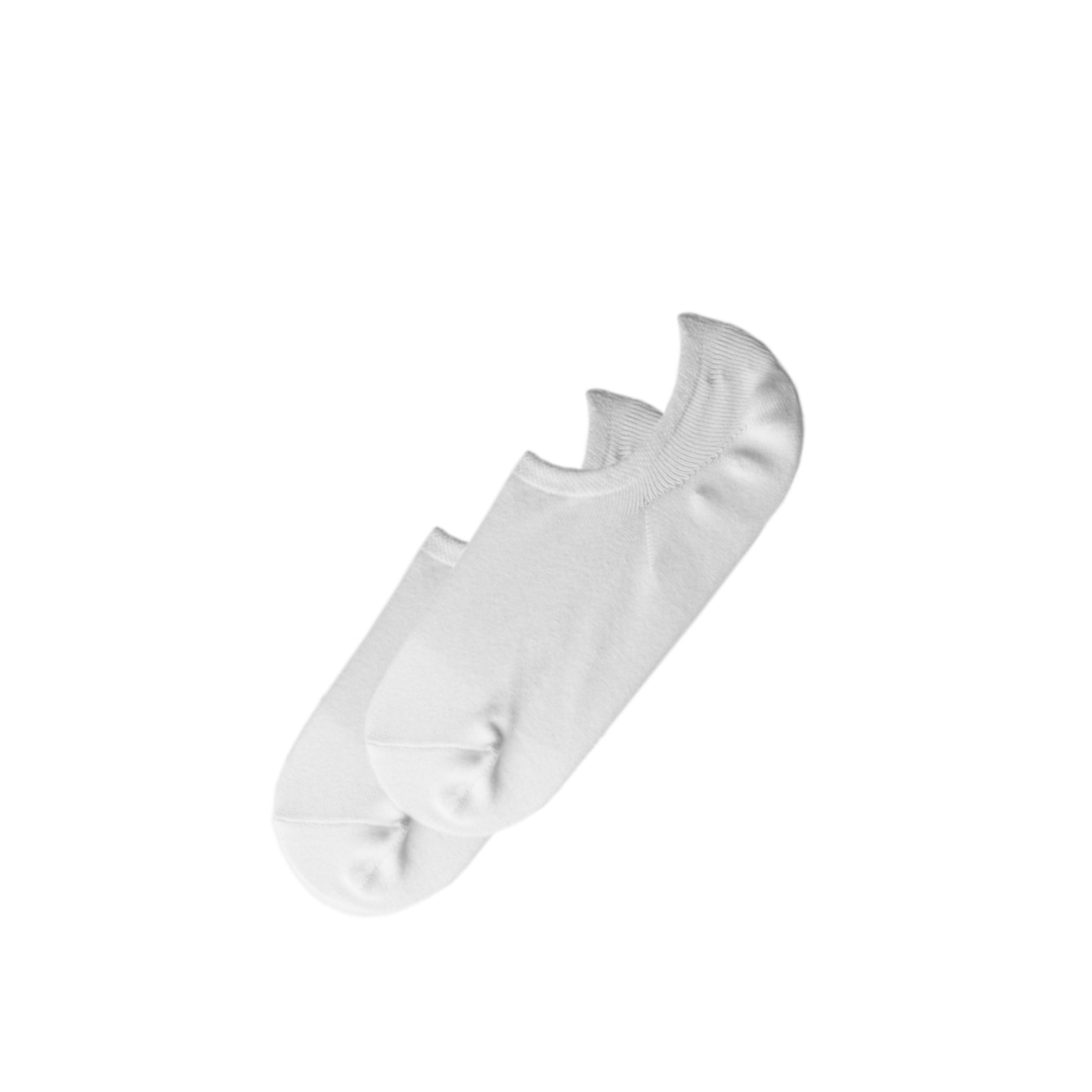 Invisible Socks (2 pairs) | Arena Custom Blanks - Arena Prints - Side - White