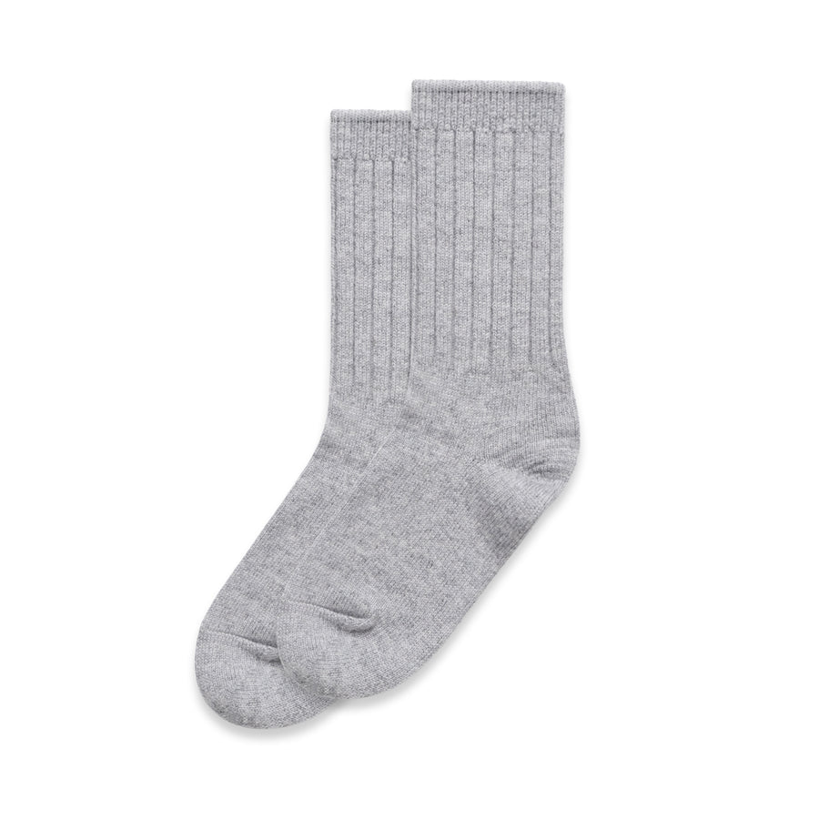 Knit Socks (2 Pairs) |  Arena Custom Blanks - Arena Prints - Side - Athletic Heather - Grey