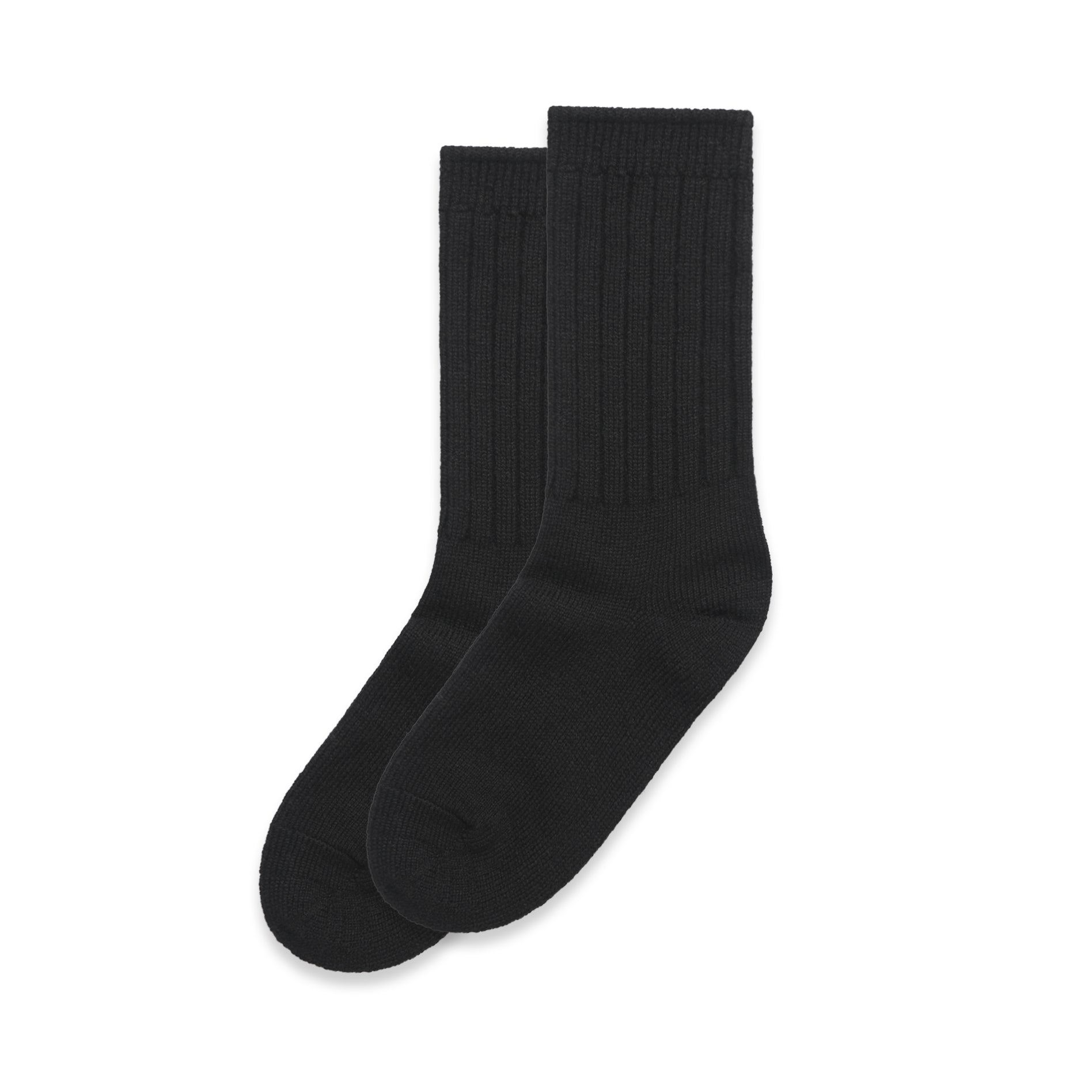 Knit Socks (2 Pairs) |  Arena Custom Blanks - Arena Prints - Side - Black