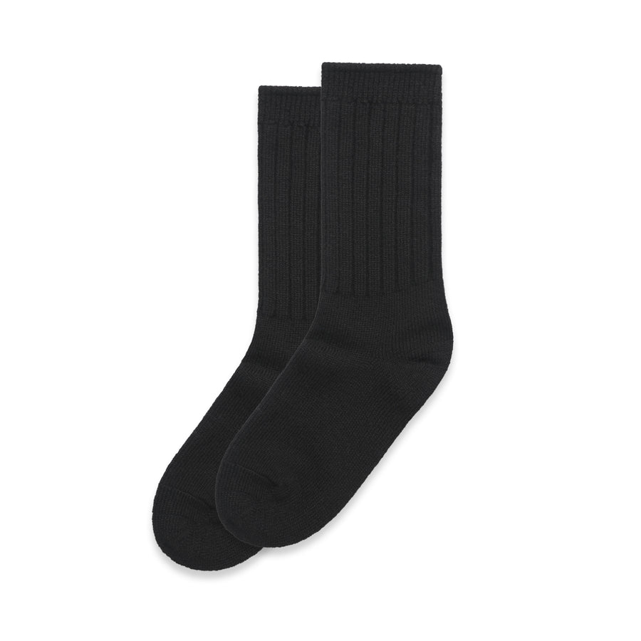 Knit Socks (2 Pairs) |  Arena Custom Blanks - Arena Prints - Side - Black