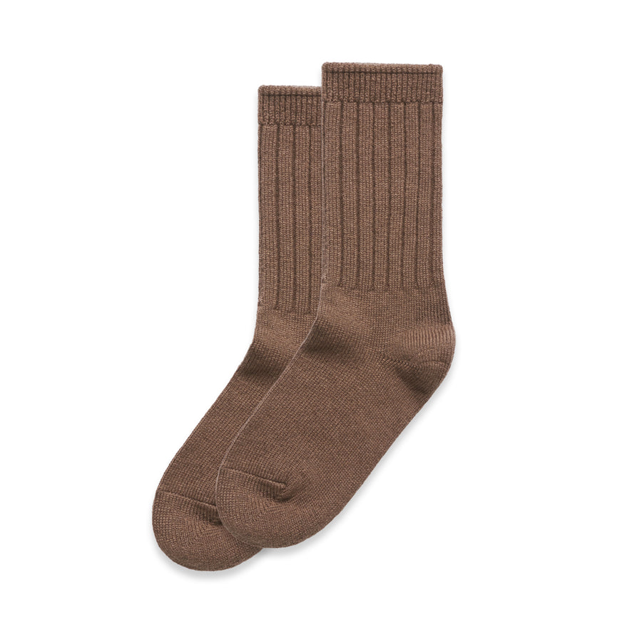 Knit Socks (2 Pairs) |  Arena Custom Blanks - Arena Prints - Side - Walnut - Brown