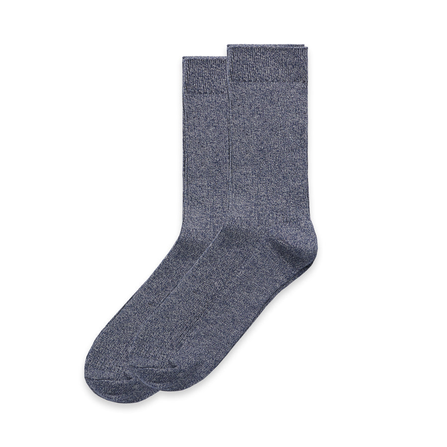 Marle Socks (2 Pairs) | Arena Custom Blanks - Arena Prints - Side - Navy Heather - Blue - Grey