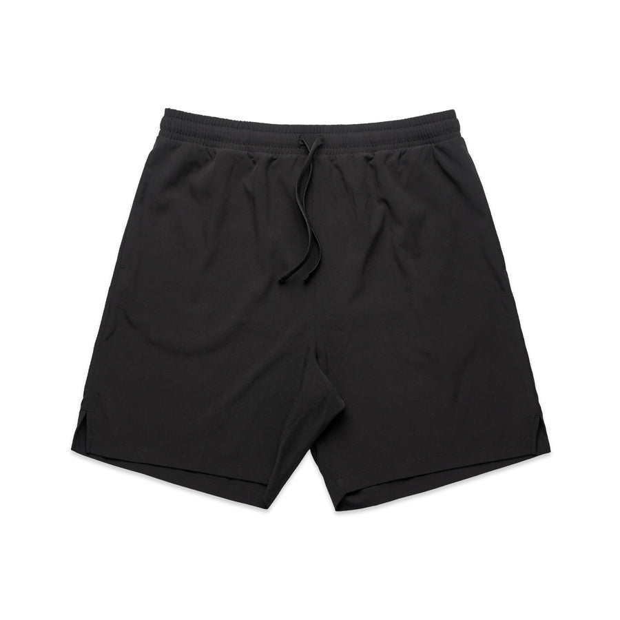 Men's Active Shorts 18" |Arena Custom Blanks - Arena Prints - Front - Black
