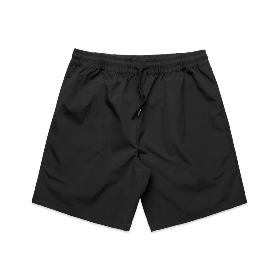 Men's Active Training Shorts 19" | Arena Custom Blanks - Arena Prints - Front -Black 
