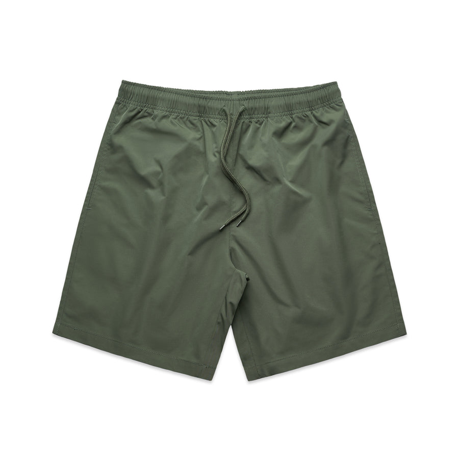 Men's Active Training Shorts 19" | Arena Custom Blanks - Arena Prints - Front - Cypress - Green