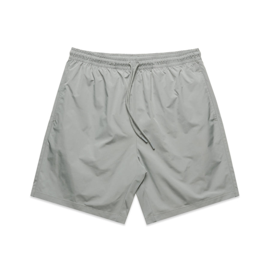 Men's Active Training Shorts 19" | Arena Custom Blanks - Arena Prints - Front - Storm - Grey