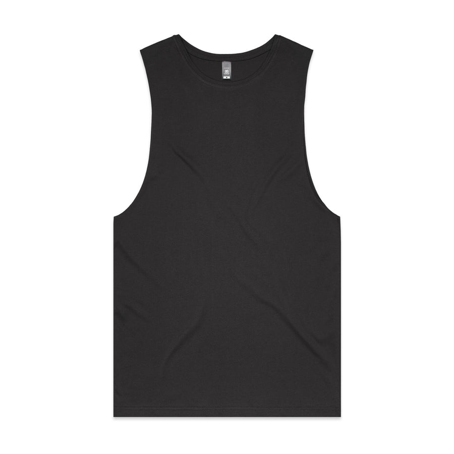 Men's Barnard Tank | Arena Custom Blanks - Arena Prints - Front - Coal - Black
