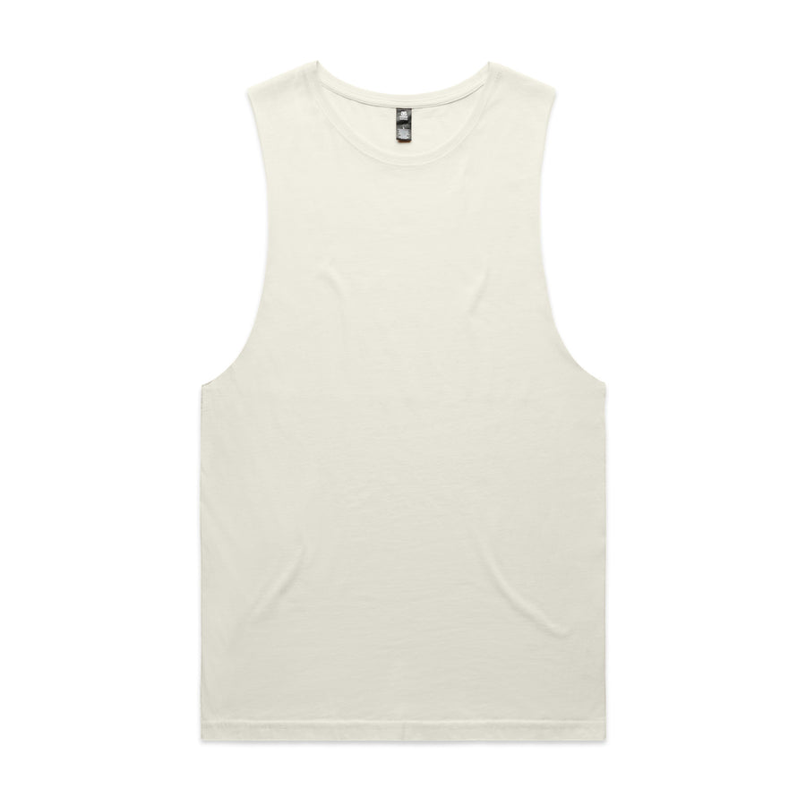 Men's Barnard Tank | Arena Custom Blanks - Arena Prints - Front - Ecru - Cream
