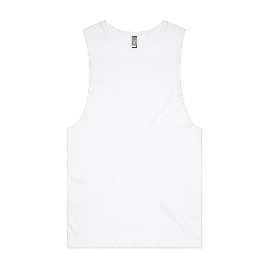Men's Barnard Tank | Arena Custom Blanks - Arena Prints - Front - White