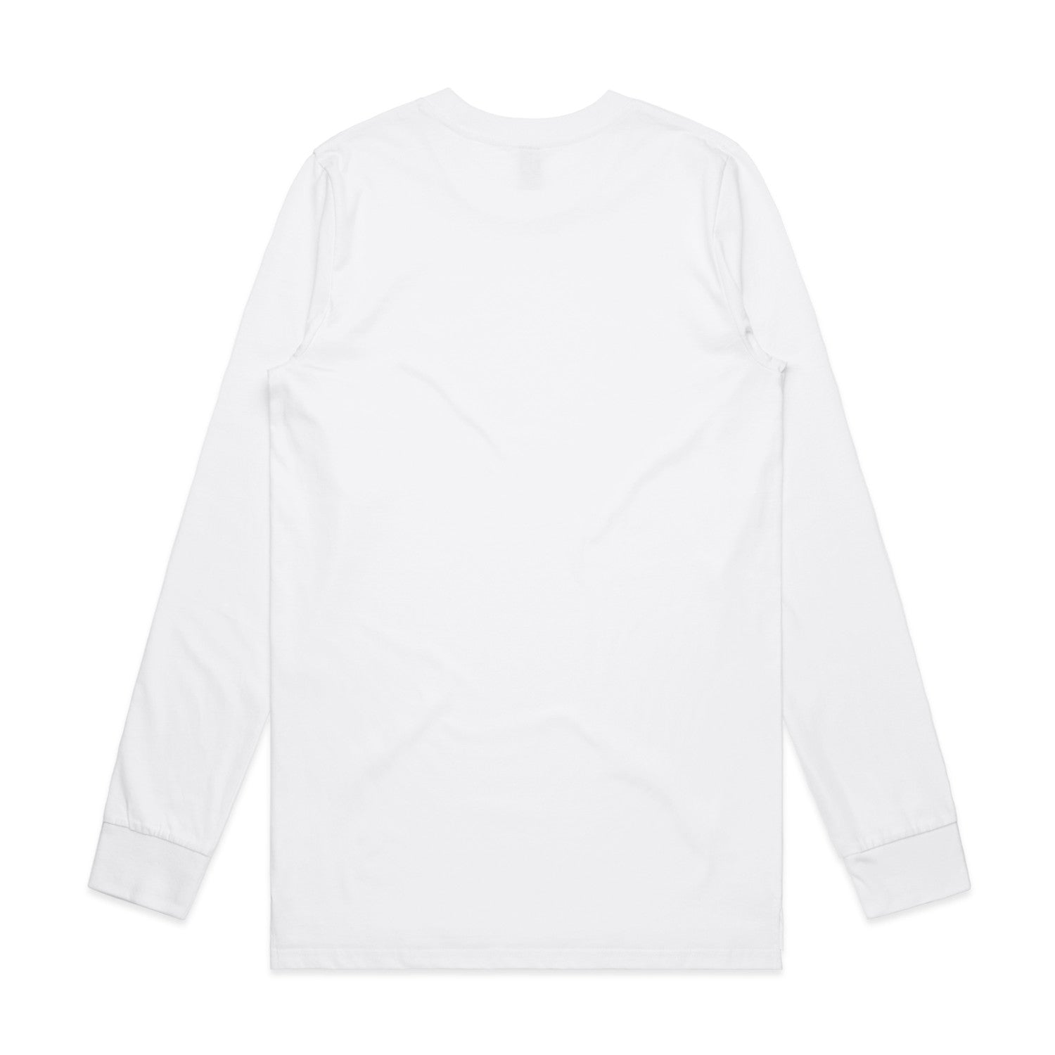Men's Base Long Sleeve Shirt | Arena Custom Blanks - Arena Prints - Back - White