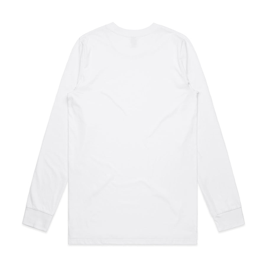 Men's Base Long Sleeve Shirt | Arena Custom Blanks - Arena Prints - Back - White