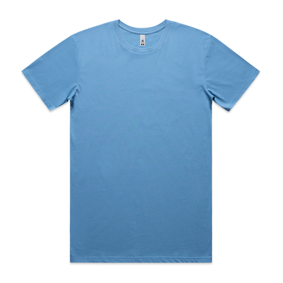 Men's Basic Tee Set B |  Arena Custom Blanks - Arena Prints - Front - Carolina Blue - Blue