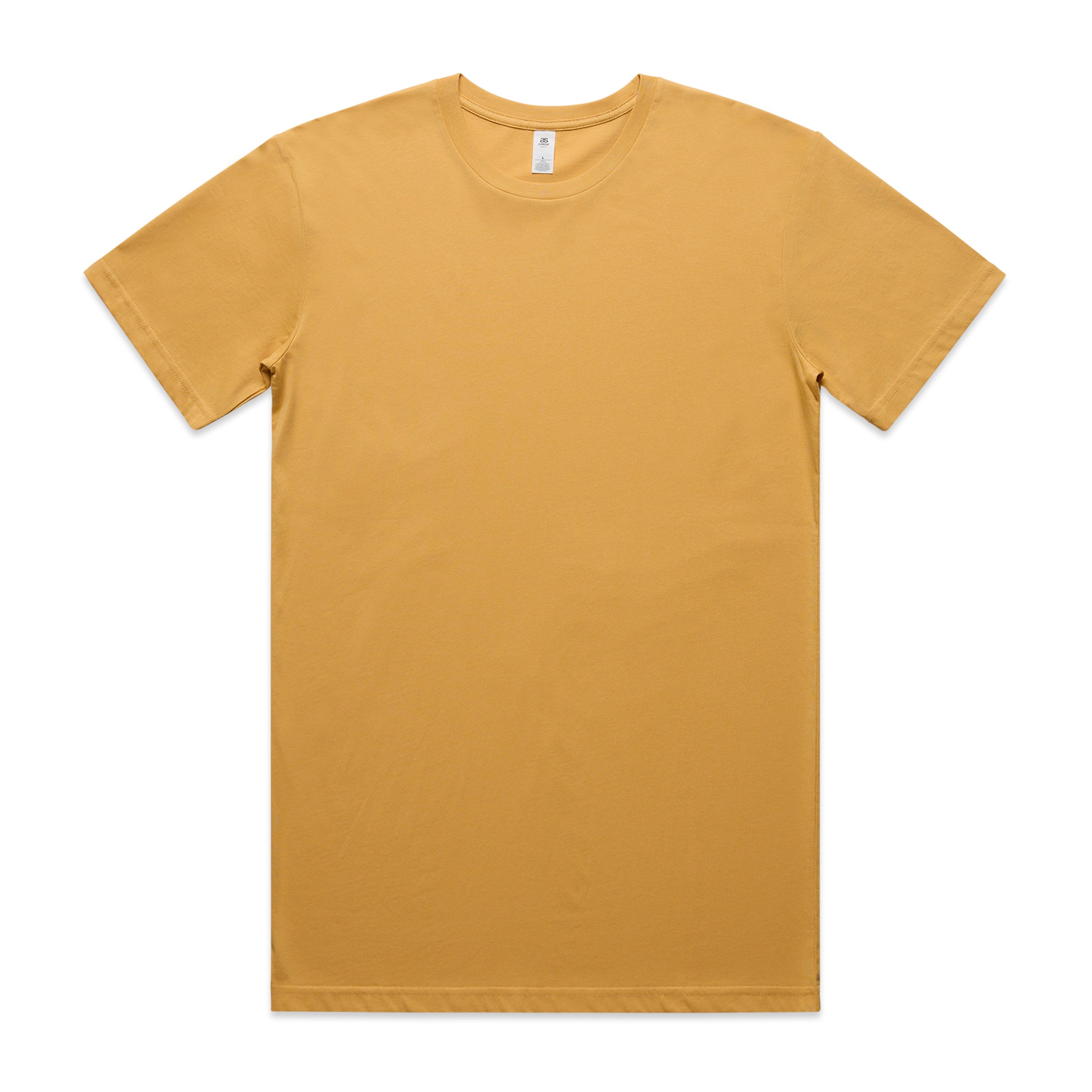 Men's Basic Tee Set B |  Arena Custom Blanks - Arena Prints - Front - Mustard - Yellow