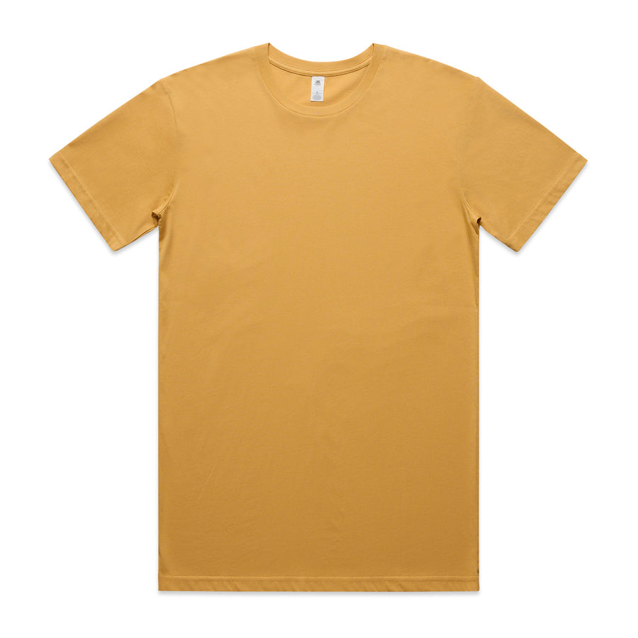 Men's Basic Tee Set B |  Arena Custom Blanks - Arena Prints - Front - Mustard - Yellow
