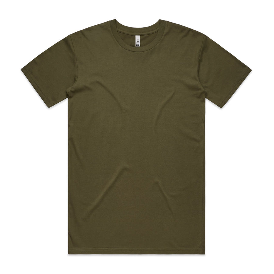 Men's Basic Tee Shirt Set A | Arena Custom Blanks - Arena Prints - Front - Army - Green 