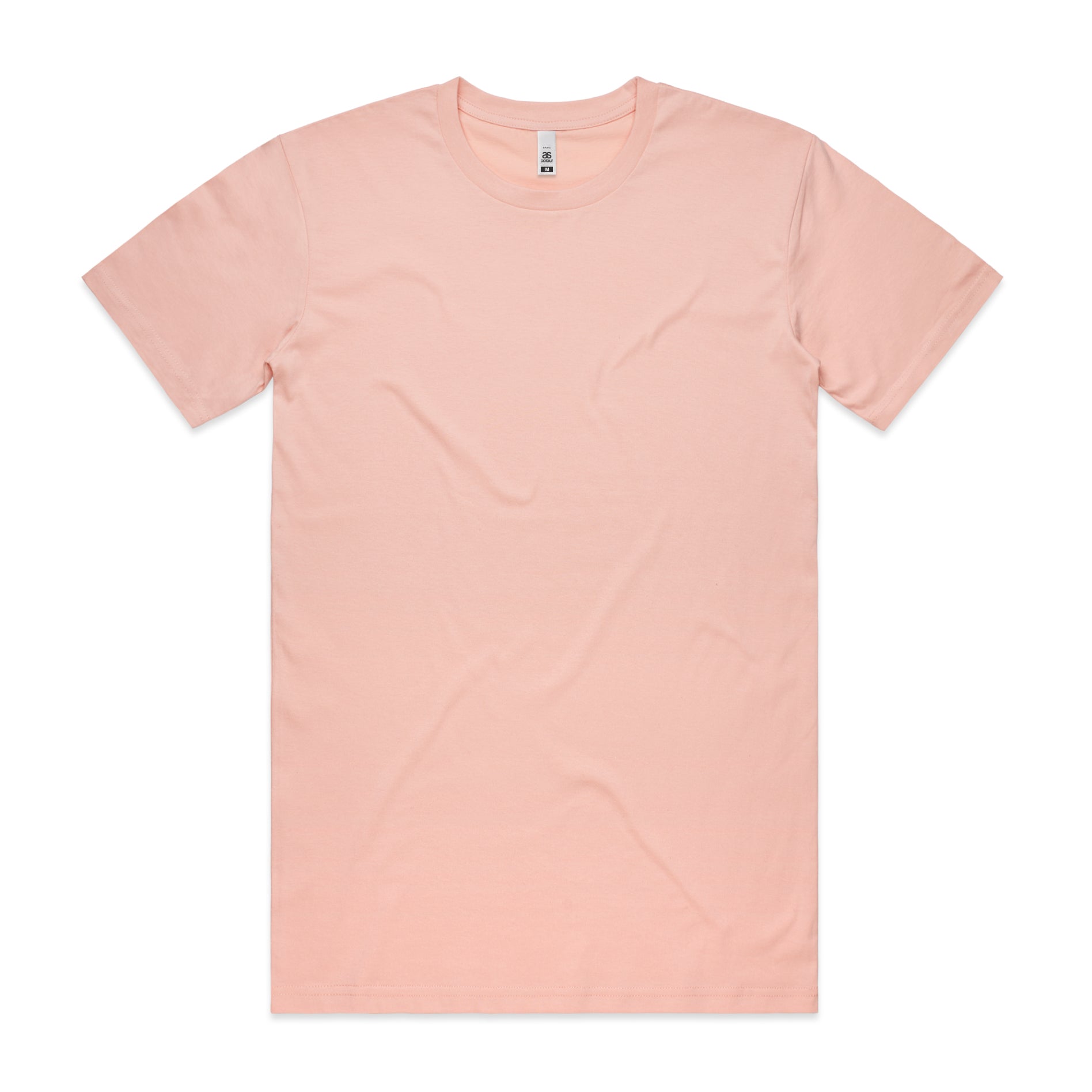 Men's Basic Tee Shirt Set A | Arena Custom Blanks - Arena Prints - Front - Pale Pink - Pink