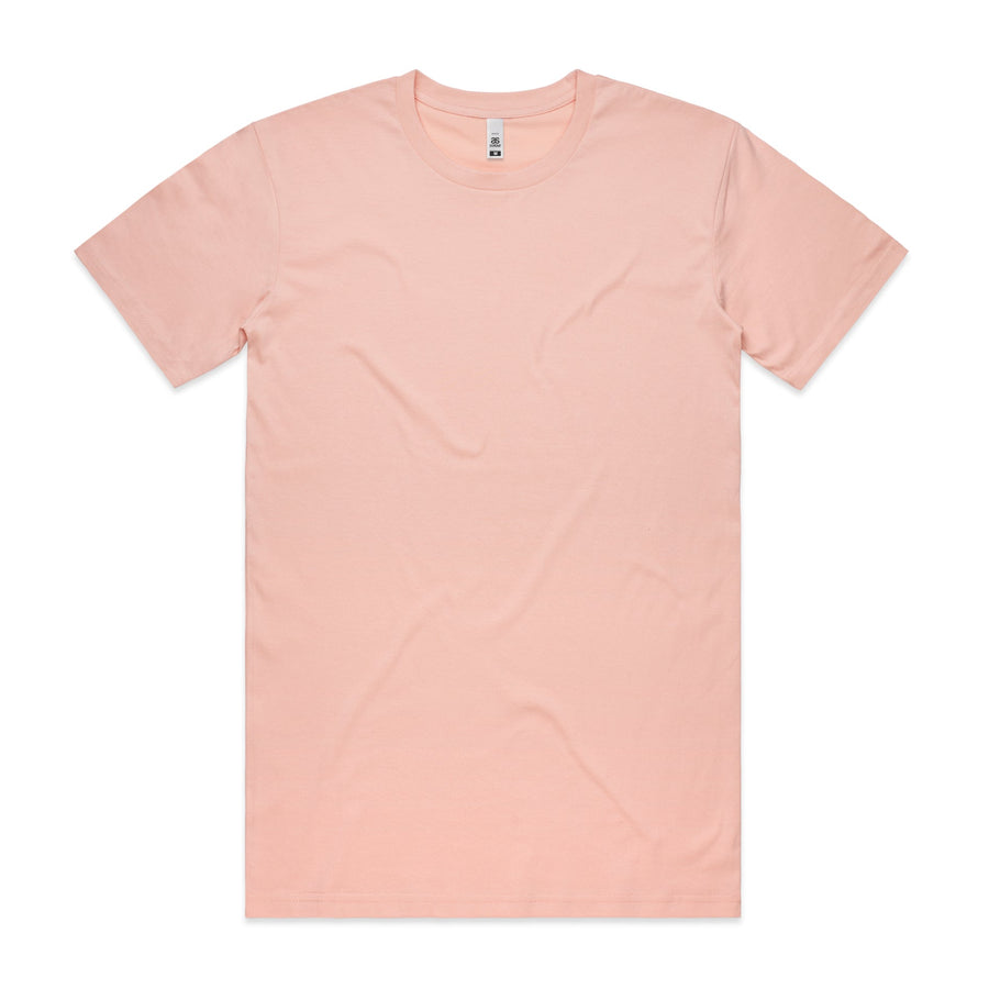 Men's Basic Tee Shirt Set A | Arena Custom Blanks - Arena Prints - Front - Pale Pink - Pink