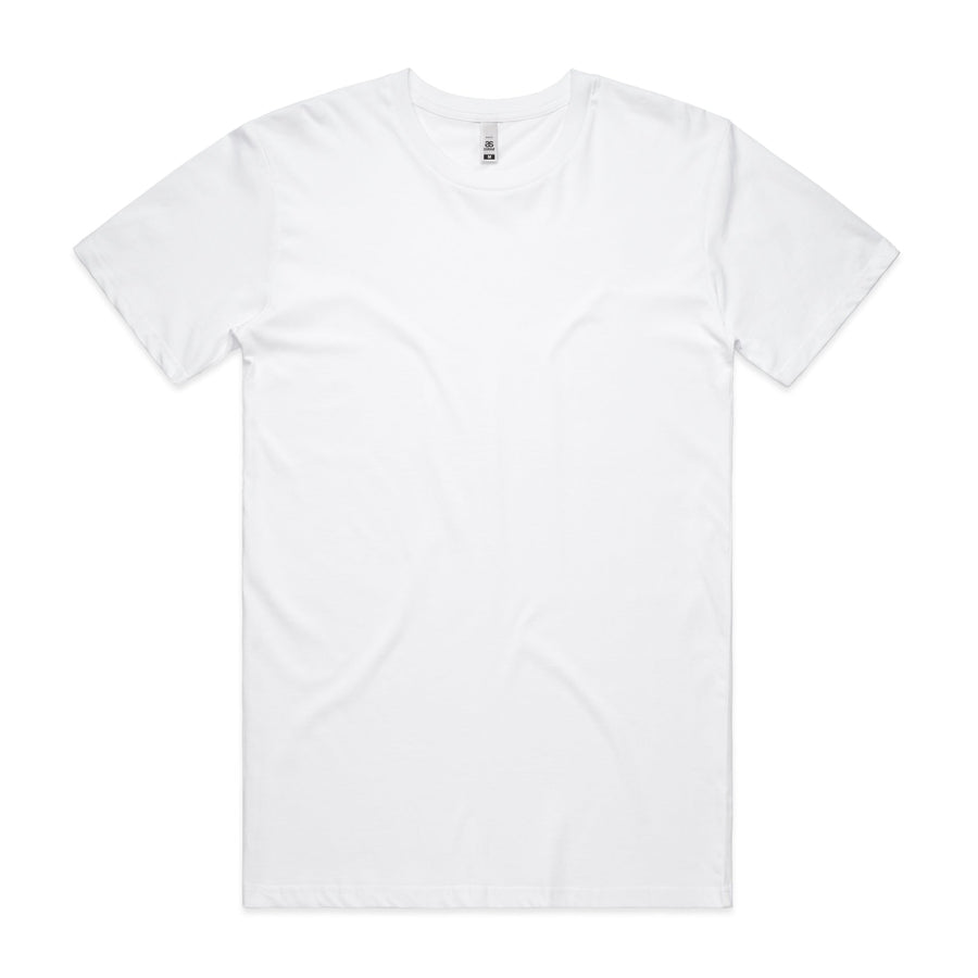 Men's Basic Tee Shirt Set A | Arena Custom Blanks - Arena Prints - Front - White
