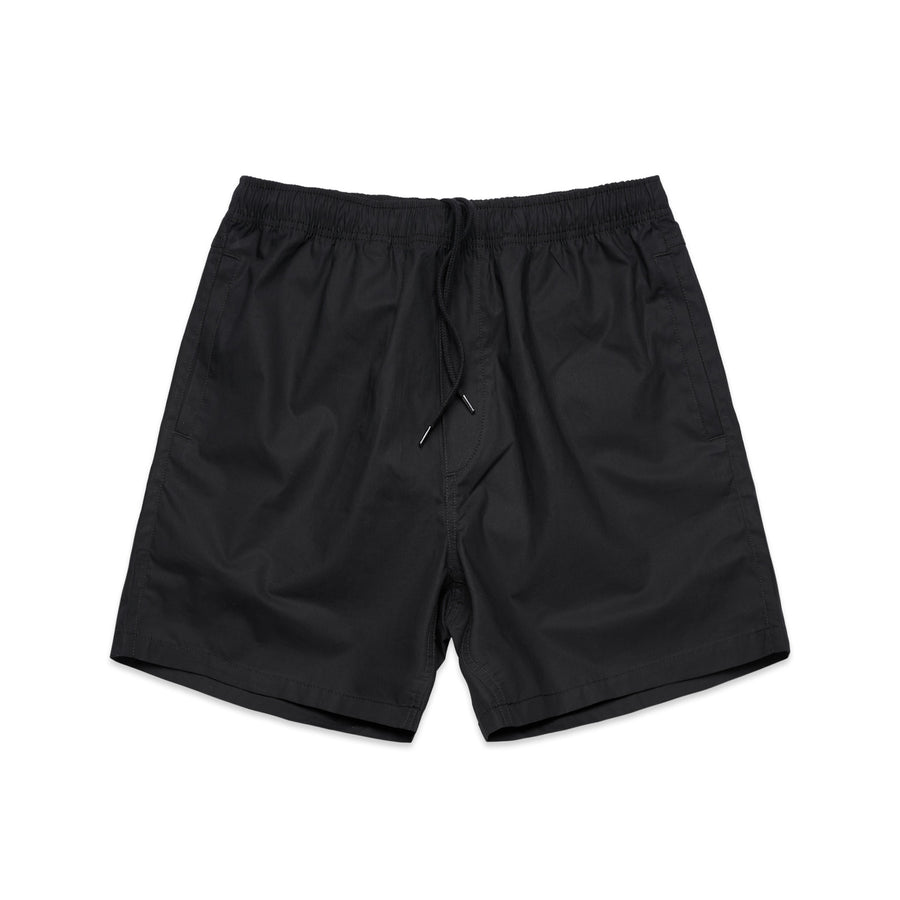 Men's Beach Shorts 17" | Arena Custom Blanks - Arena Prints - Front - Black